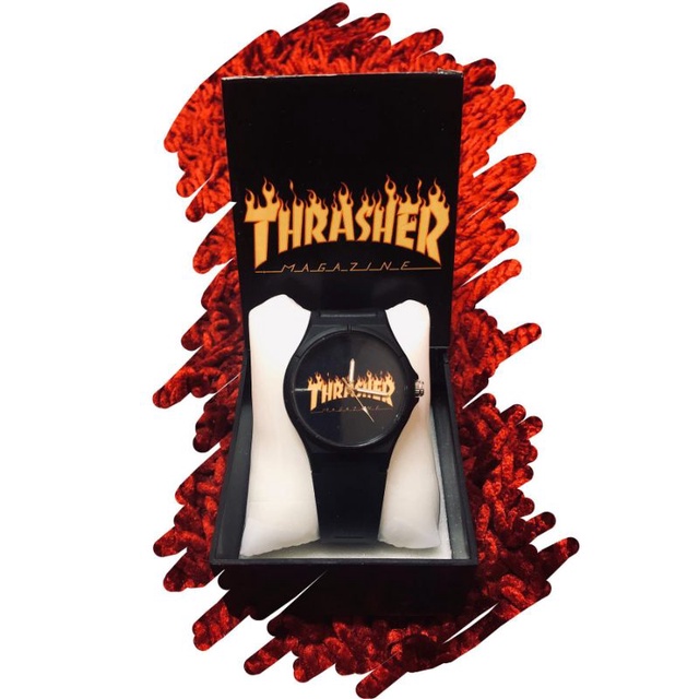 Thrasher Jam Tangan Distro Trasher Premium Cocok Dengan Kaos Distro