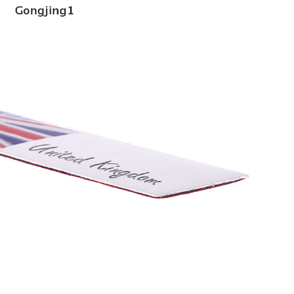 Gongjing1 1Pc Stiker emblem logo Bendera Inggris Bahan alloy Untuk Dekorasi Mobilmotor