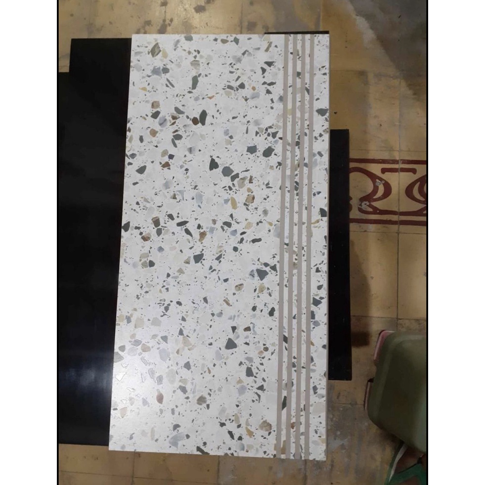 Granit Tangga Motif Marmer Matte Kasar Terrazo Nova 30x60, 30x80, 30x90, 30x100, 30x120