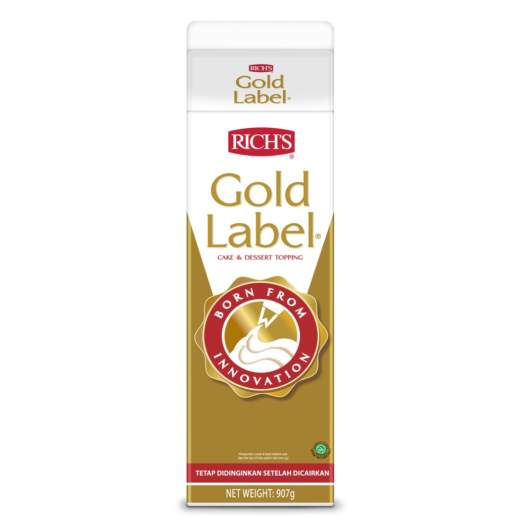 

Rich's Gold Label Whipping Cream 907 Gram