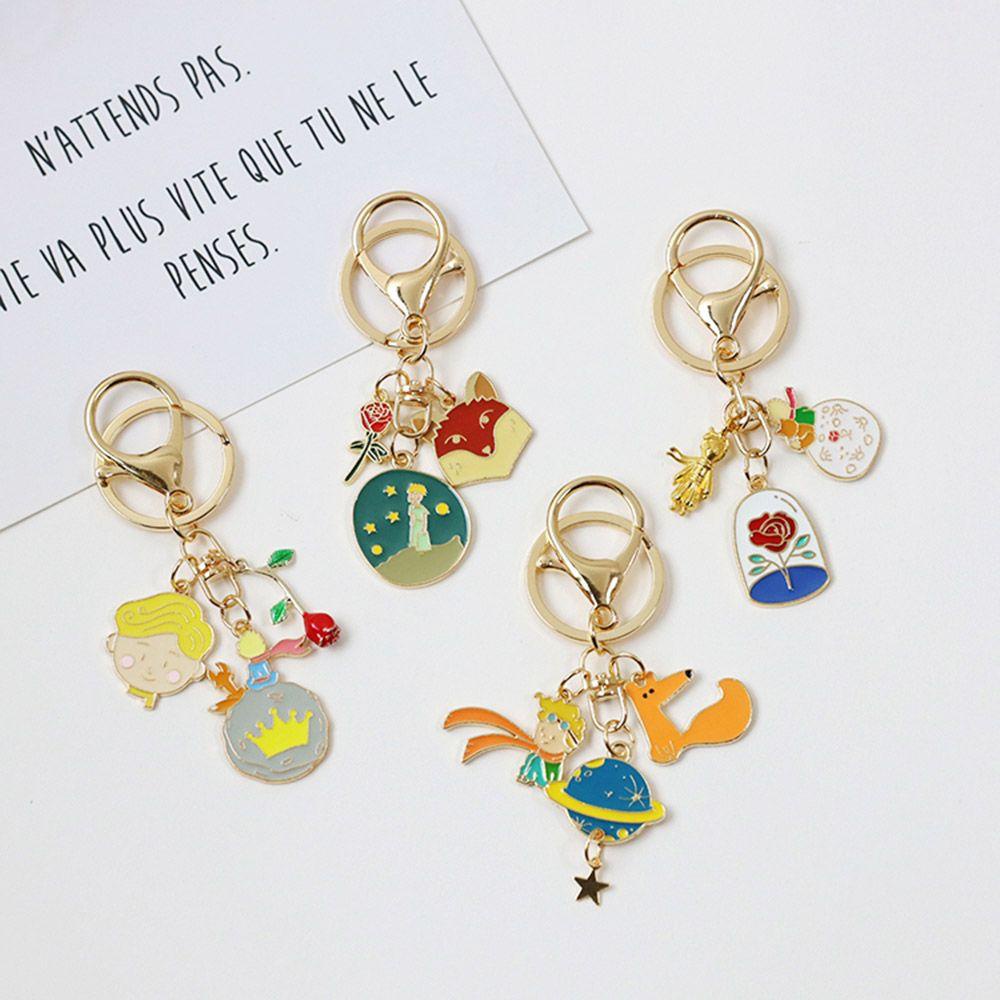 R-flower Keyring Cute Charms Liontin Rubah