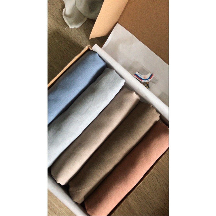 [PAKET KHUSUS RESELLER] Hijab Paris Premium Segi Empat Polos