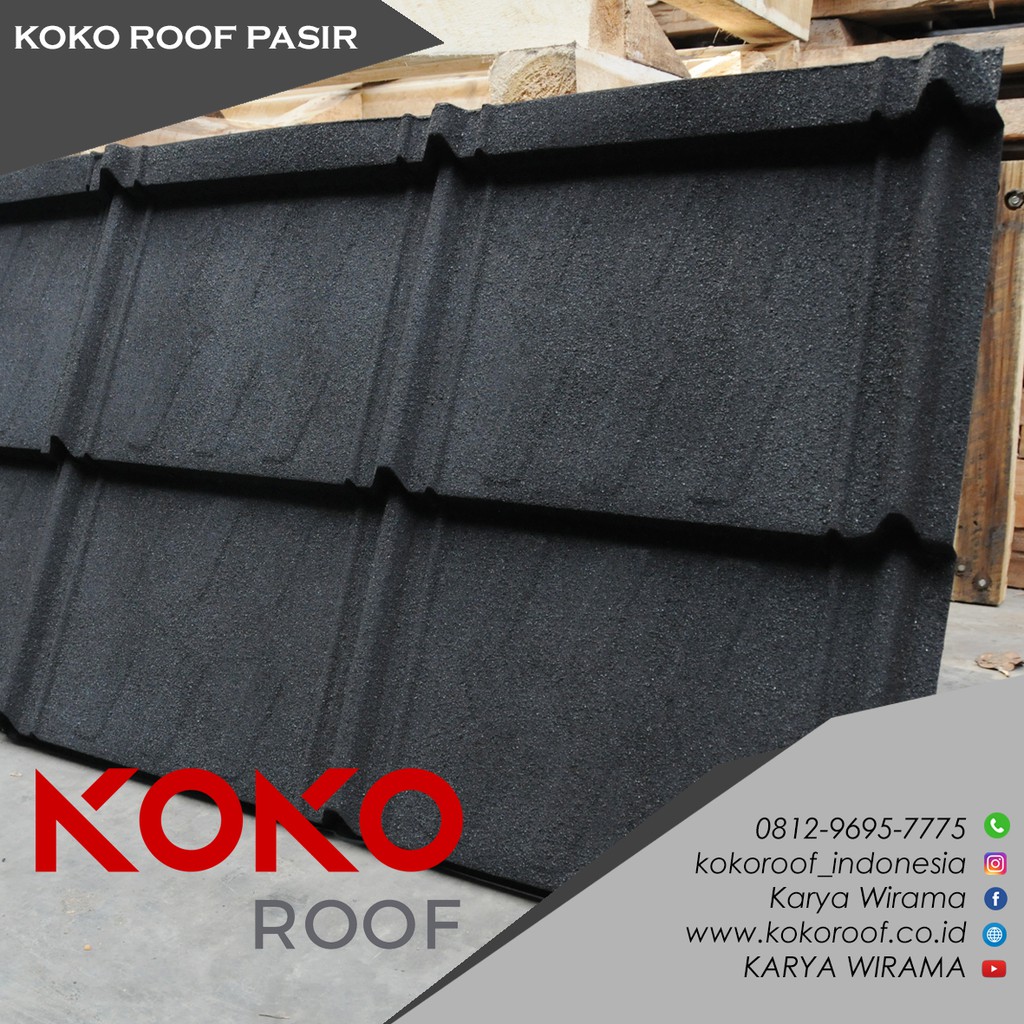 Genteng Metal Minimalis KOKO ROOF Pasir Shopee Indonesia