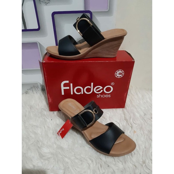 wedges fladeo/sendal fladeo ori/sendal wanita fladeo