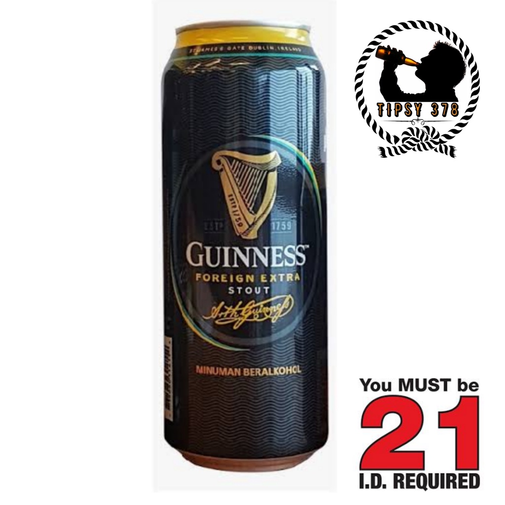 Jual GUINESS STOUT BEER 500ML CANS (ECER/SATUAN) Shopee Indonesia