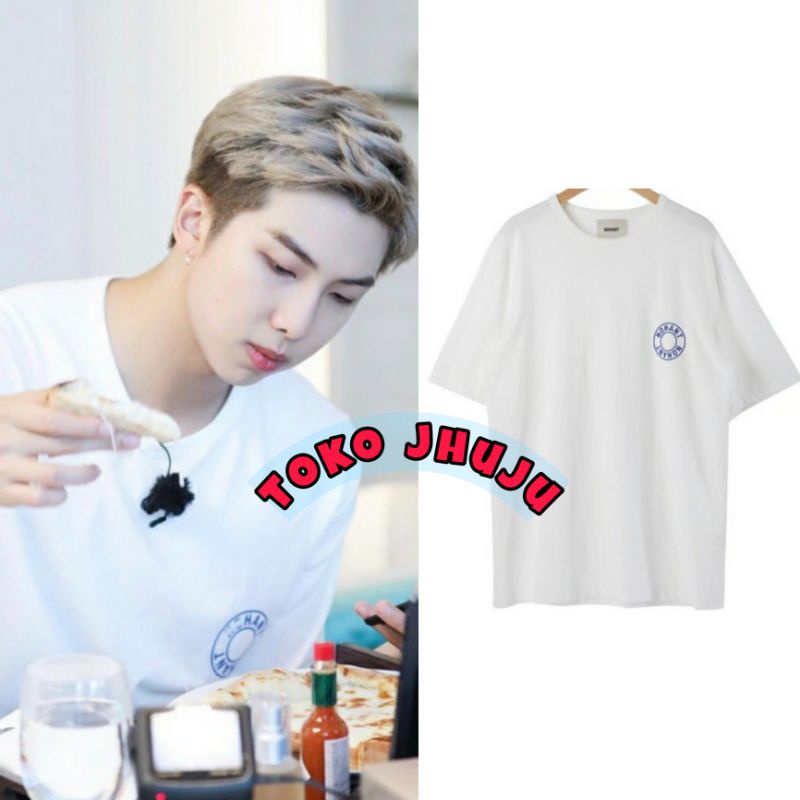 Baju Kaos BTS Namjoon RM Style nohan circle logo