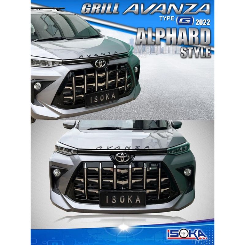 grill depan Avanza 2022 gr sport model Alphard