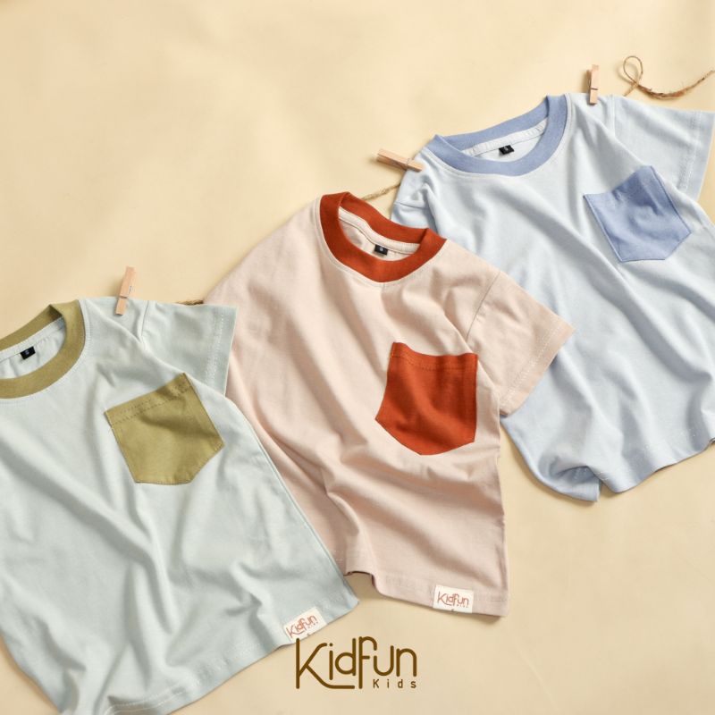 Kidfun - Kaos anak - Baju anak - Baju anak laki-laki - Baju anak Perempuan - Kaos anak cowo - Kaos anak cewe - Soft MalvinTee