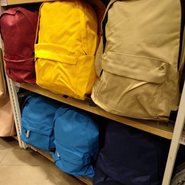 Backpack Miniso/Tas punggung polos Dewasa