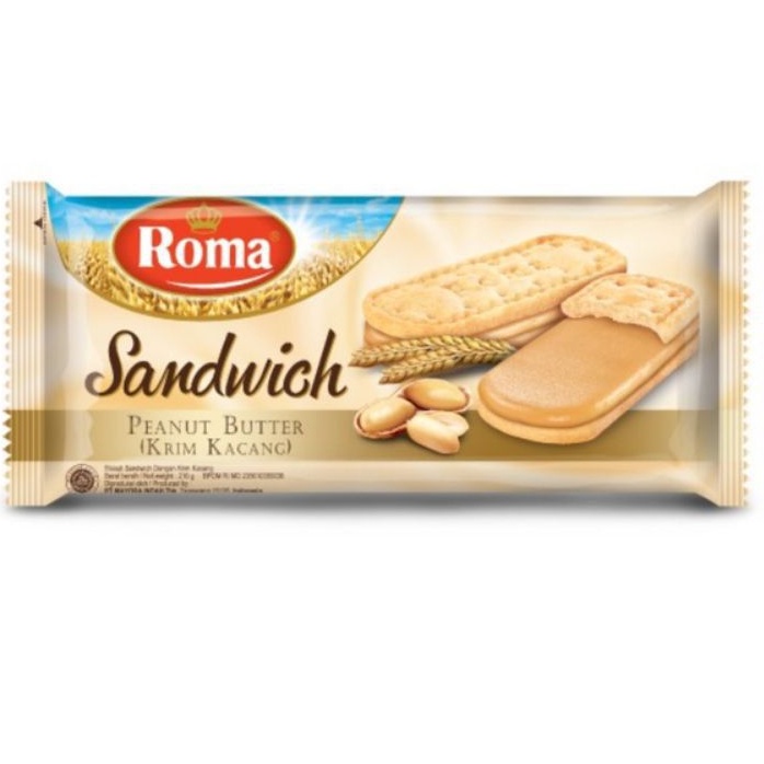 

Roma Sandwich Peanut 216g