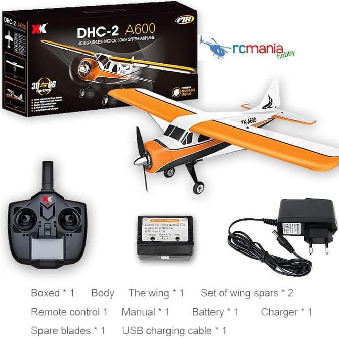 PART XK A600 5CH Brushless Glider RC Aeroplane RTF EU Plug -DRONE_ZONE