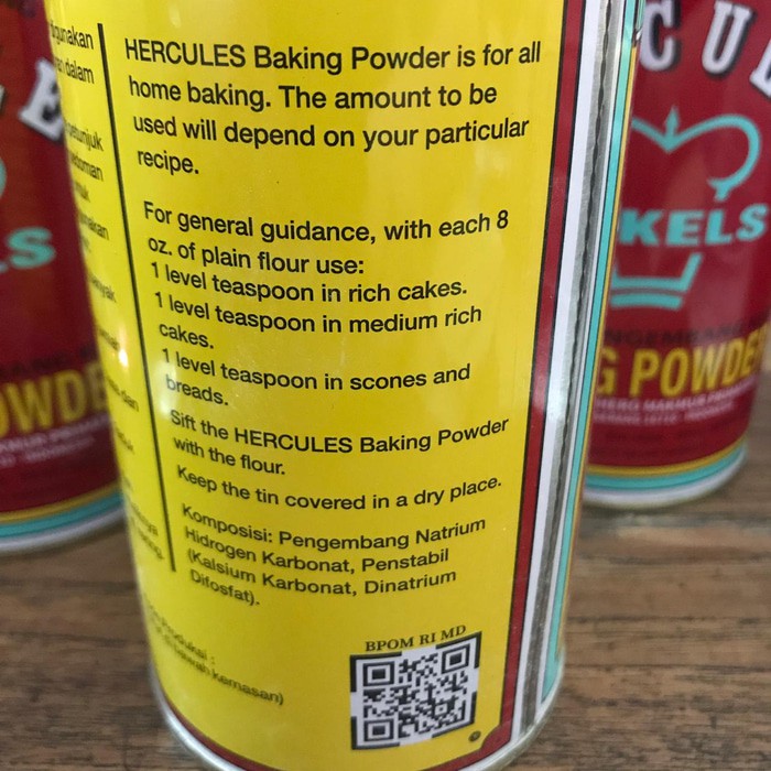 Baking Powder Hercules 450gram Hercules