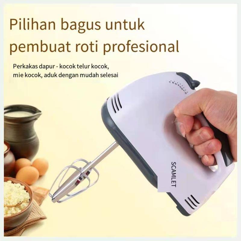 Peralatan Dapur Kecil Blender Otomatis Blender 7 Kecepatan Otomatis Pengocok 4 Buah Gratis