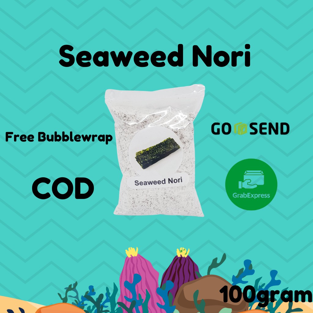 Nori / Seaweed Nori Bumbu Tabur Penyedap Rasa Kemasan 100gram