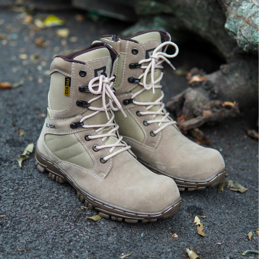 Sepatu Boots Safety Pria Dlt Cordura Tactical Gurun Cheap Tinggi 8 Inci Ujung Besi Base Military