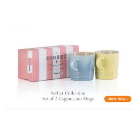 LE CREUSET SORBET MUG SET OF 2