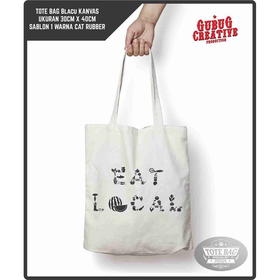 Tas Tote Bag Blacu/ Blacu Souvenir/ Souvenir Seminar/ Souvenir Tas