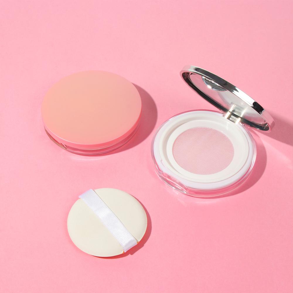 Kotak Makeup Nanas Wadah Travel Kosong Kecil Compact Powder