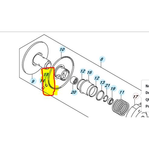 Ring Gotri Suzuki Spin Nex Skydrive 21249 33G00