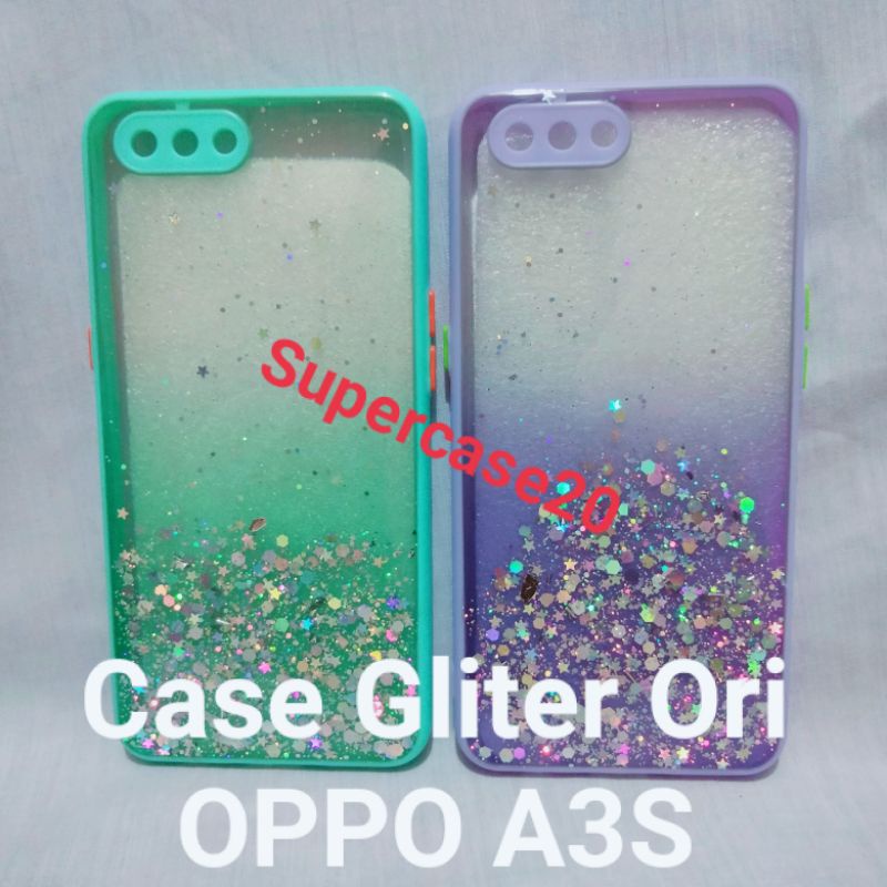 Case Oppo A3S Kesing Oppo A3S Casing Gliter Oppo A3S Casing Hape Bling Bling Oppo A3S Casing Hape A3