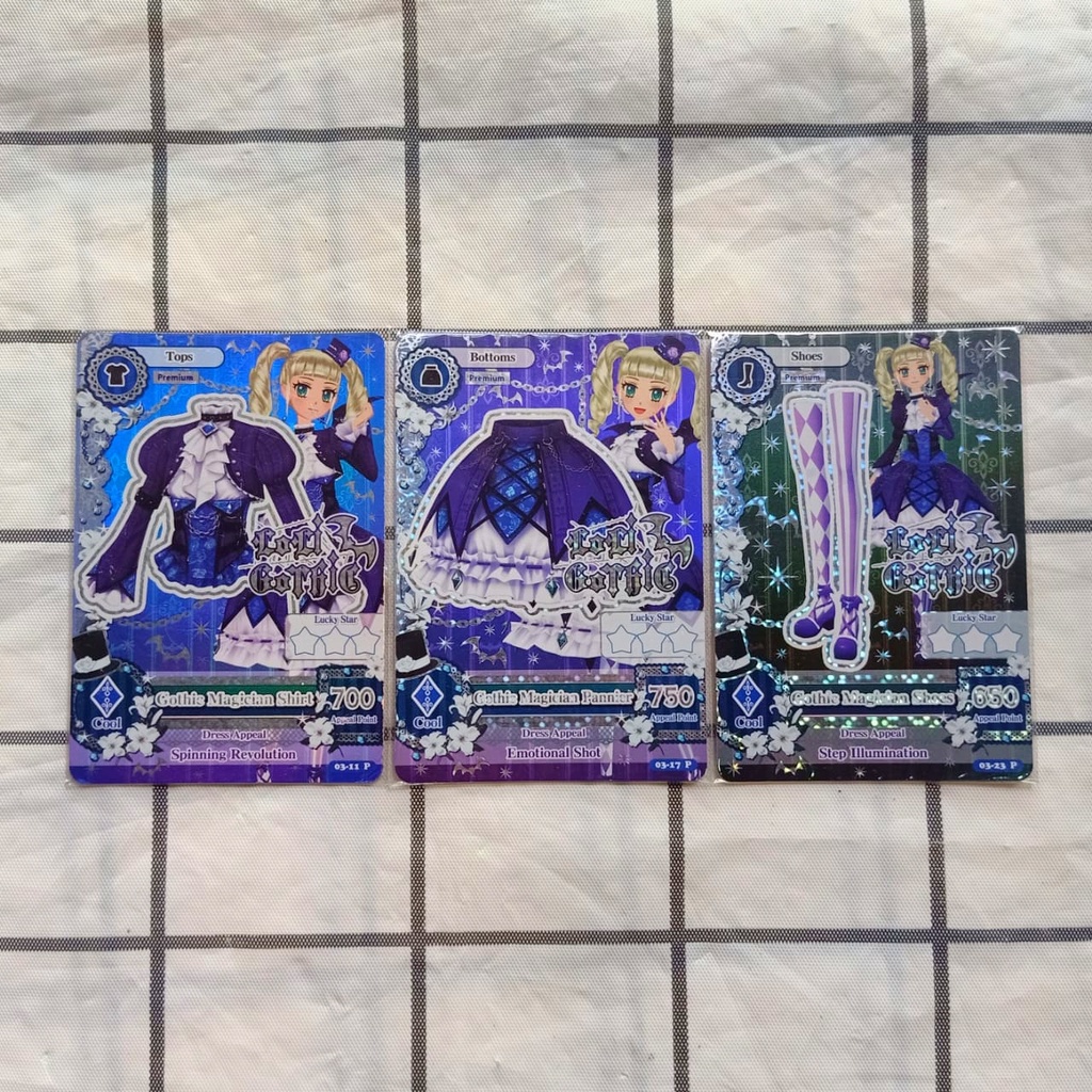 Kartu Aikatsu Gothic Magician Set Yurika
