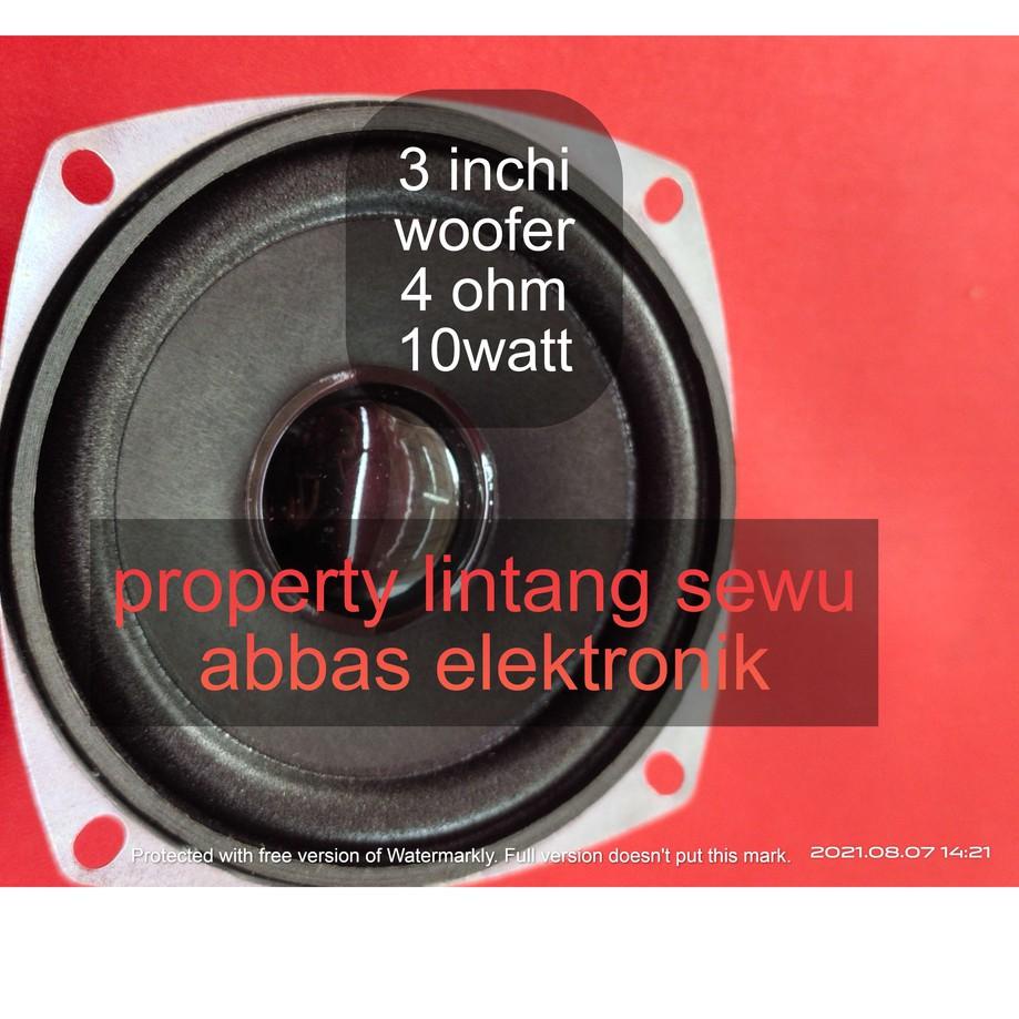 [KODE GFFY0] speaker 3 inchi 4 ohm 10 watt woofer