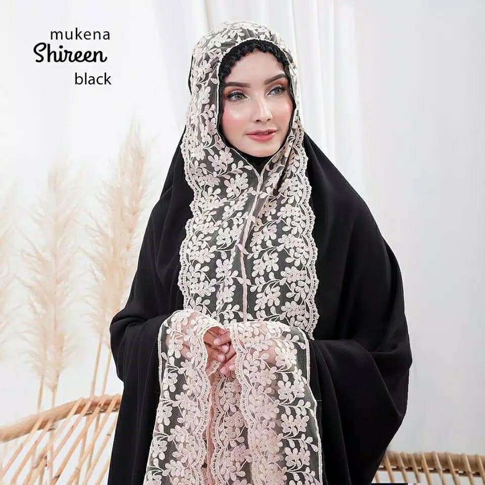 mukena dewasa shiren bahan katun/harga grosir/bayar/ditempat