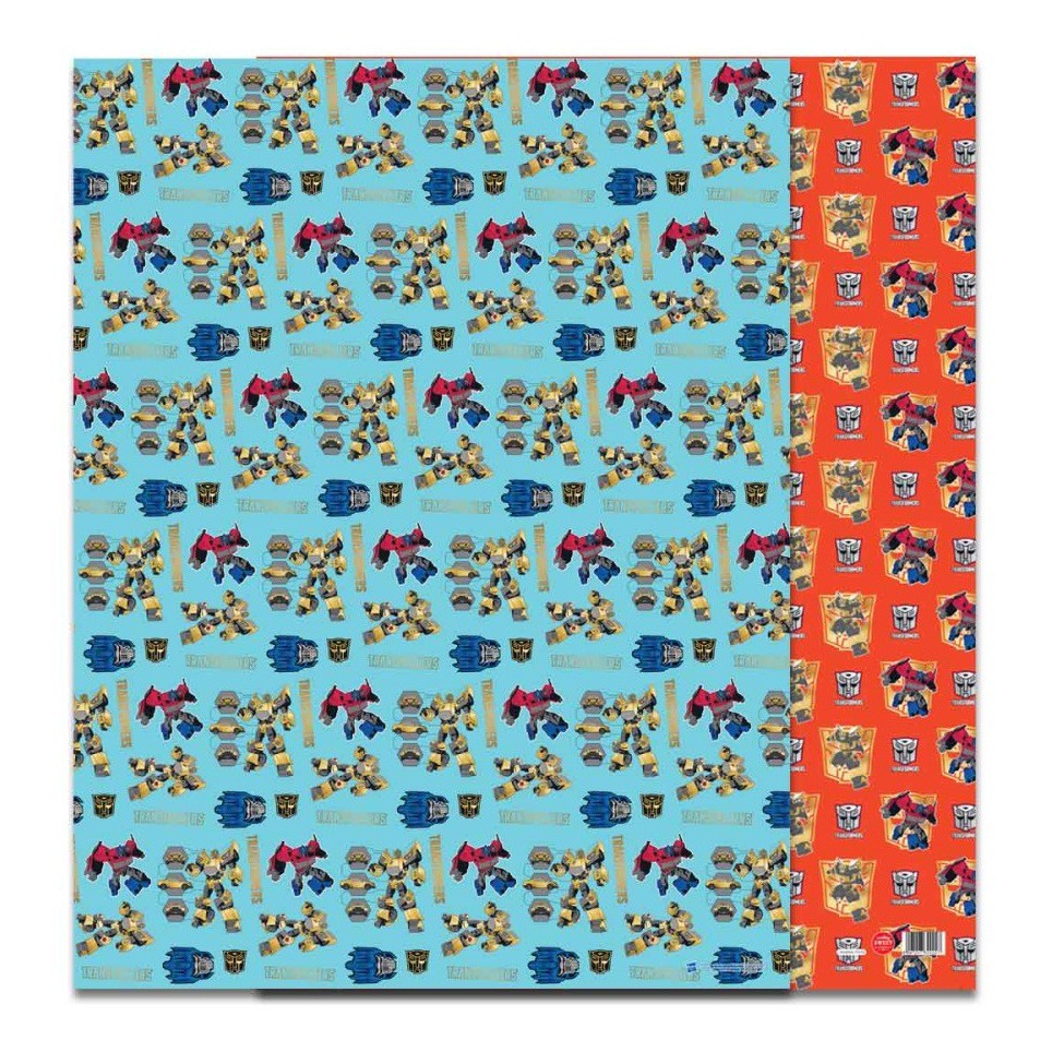 

WRAPPING PAPER - KERTAS KADO - TRANSFORMER - TF074