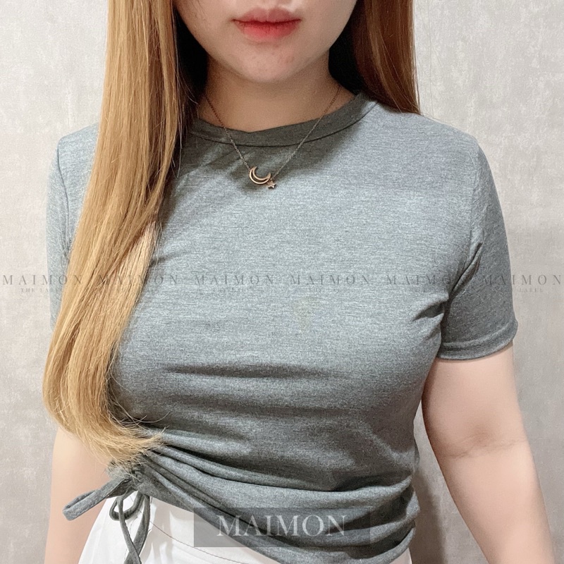 Drawstring Blouse | Tali Serut Atasan Wanita | Maimon Grosir