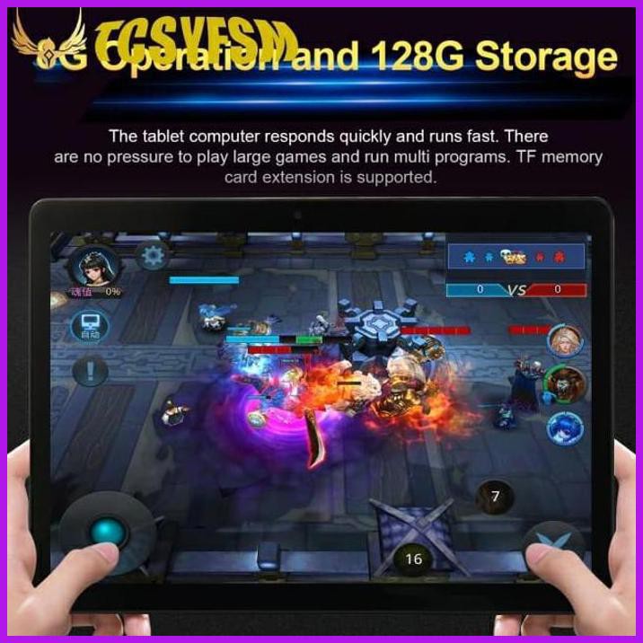 10.1 Inch Ten Core 4G GSM Network WiFi Tablet ram 8GB 128 G PC Android - Gold WS8P