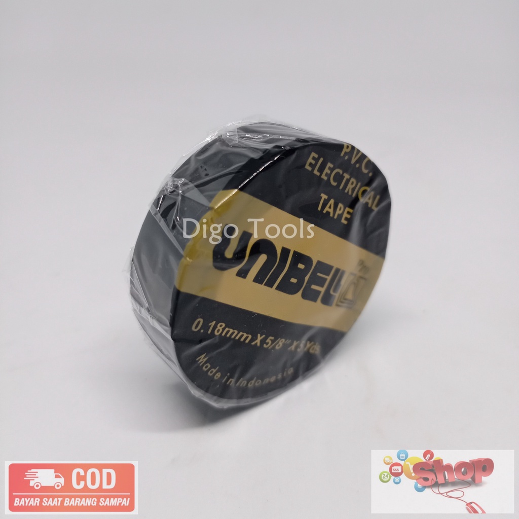 

Isolasi Listrik / Solasi / Selotip / Lakban /Siltip Unibel 0.18mmx5/8