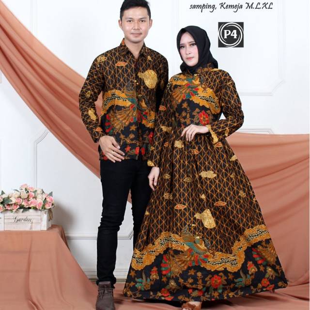 gamis jumbo baju couple batik sarimbit