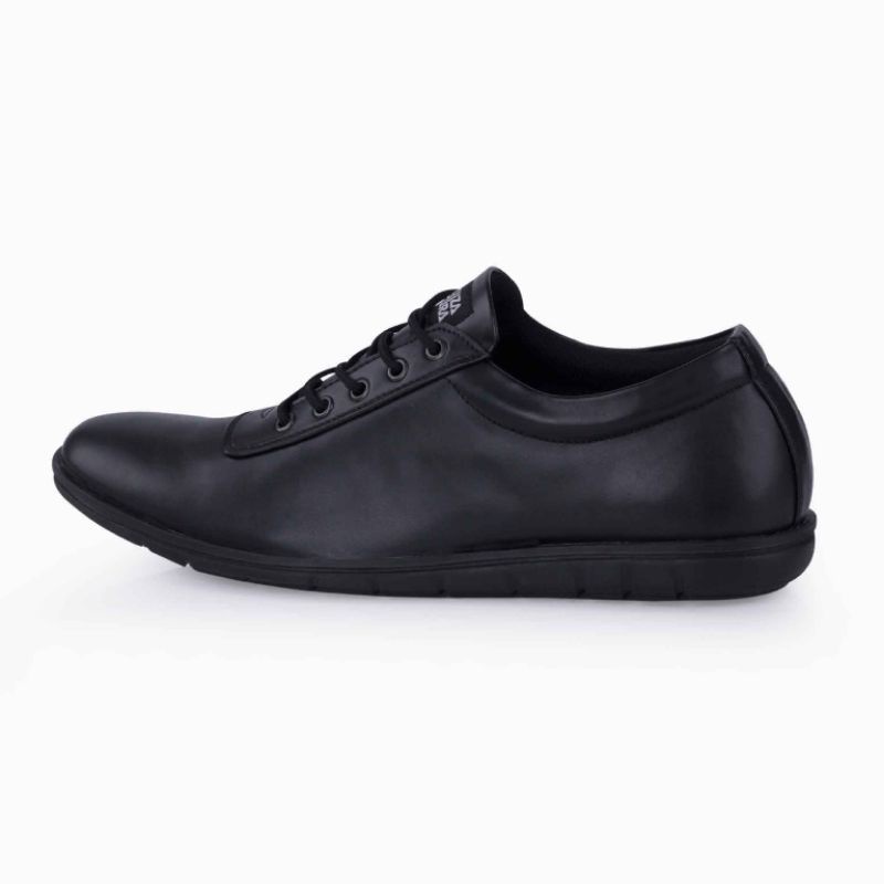 ORIGINAL - Oxford FULL BLACK Terbaru | Sepatu Formal Pria Pantofel Hitam Kulit Stylish Premium | Sepatu Distro Mils Premium Exclusive Modern | Sepatu Casual Santai Kerja Kantor Series Street