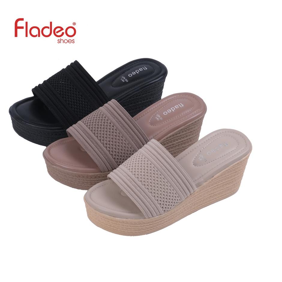 Paling Sesuai.. Fladeo D21/LDH353-1RV/Sandal For Ladies [ Wedges ]
