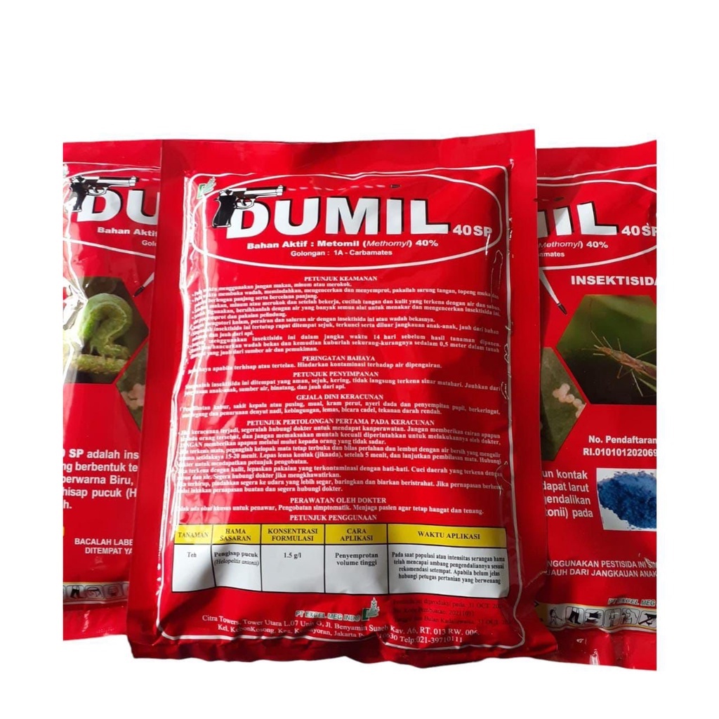 Insektisida Dumil 40Sp 100gr metomil 40% 100 gr dangke dupont lanate multitomil great metindo dupont lanate multitomil great metindo Lannate Besthomyl 40SP MTM 77SP Muller 50SP