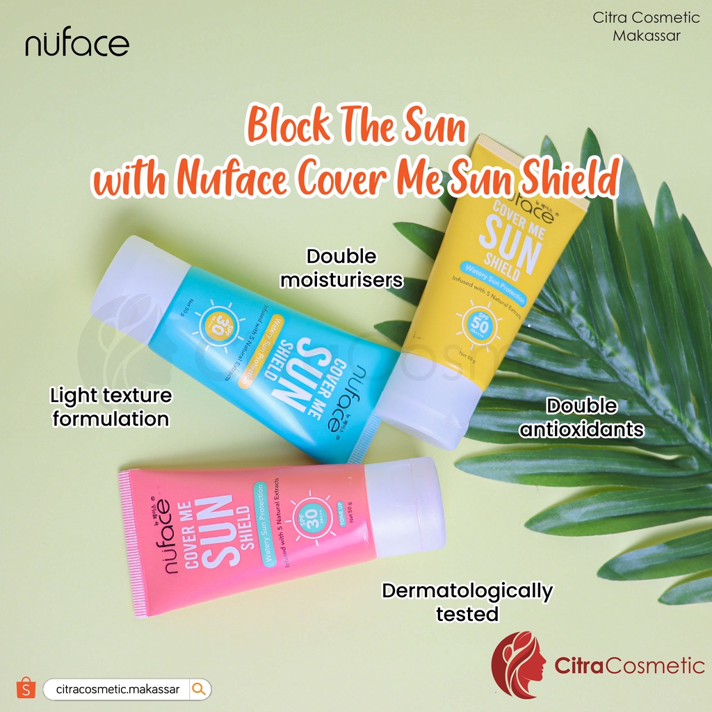 Nuface Sun Shield Series 50Gr Spf 30++ Tone Up | Spf 50++