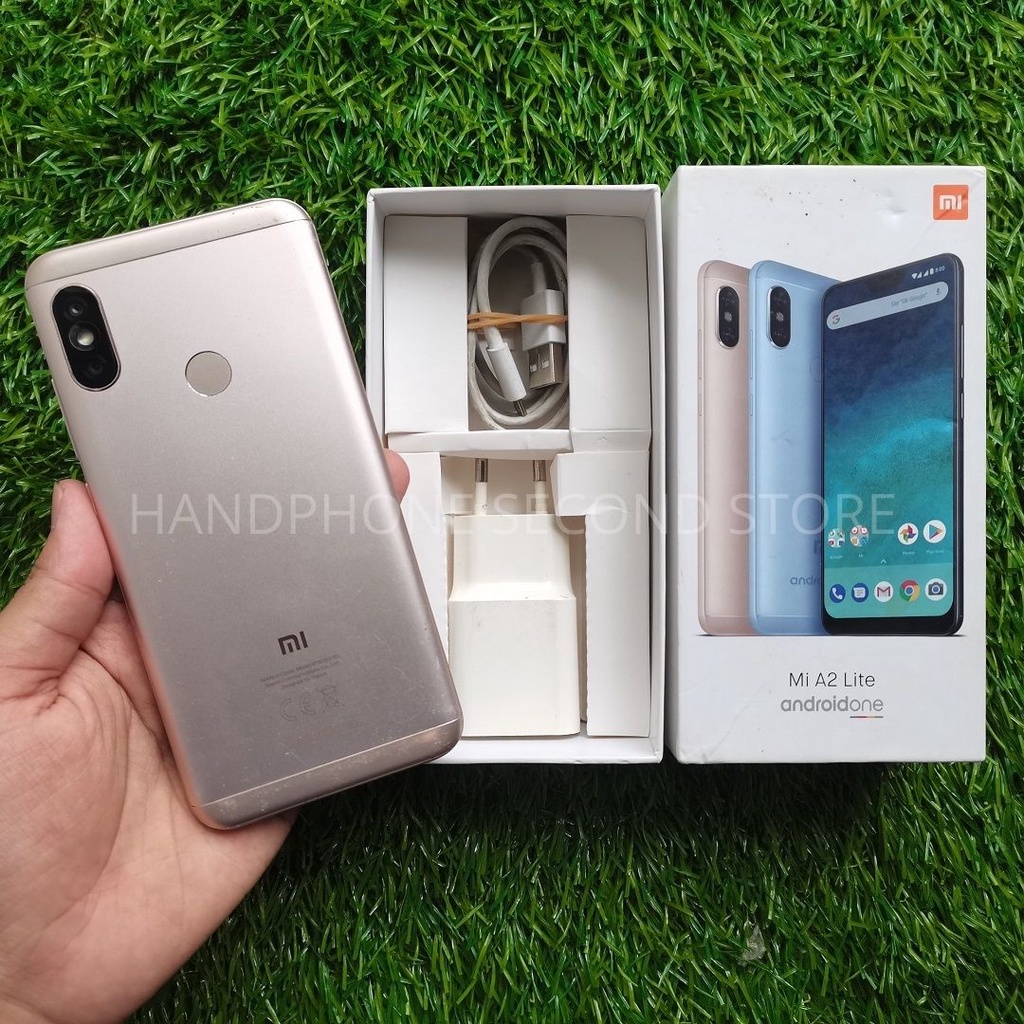 HANDPHONE XIAOMI MI A2 LITE 3/32GB FULLSET SECOND SEKEN BEKAS MURAH-1