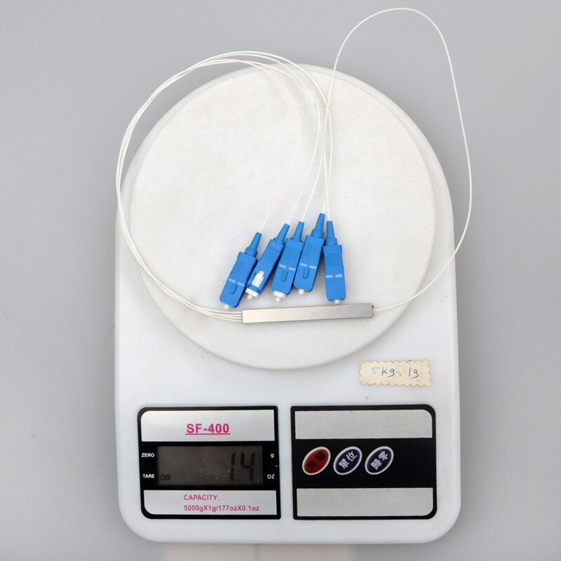 TERBARU Passive Splitter 1x4 Fiber Optic Splitter Mini PLC 1*4 SC UPC FTTH PLC Splitter [Bisa COD]