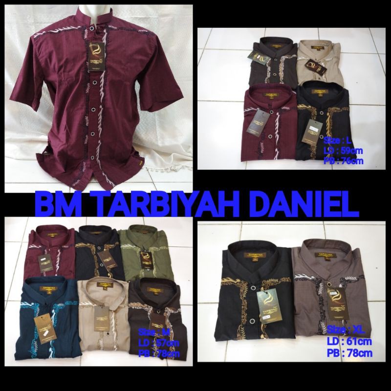 Baju Koko Tarbiyah Daniel Lengan Pendek