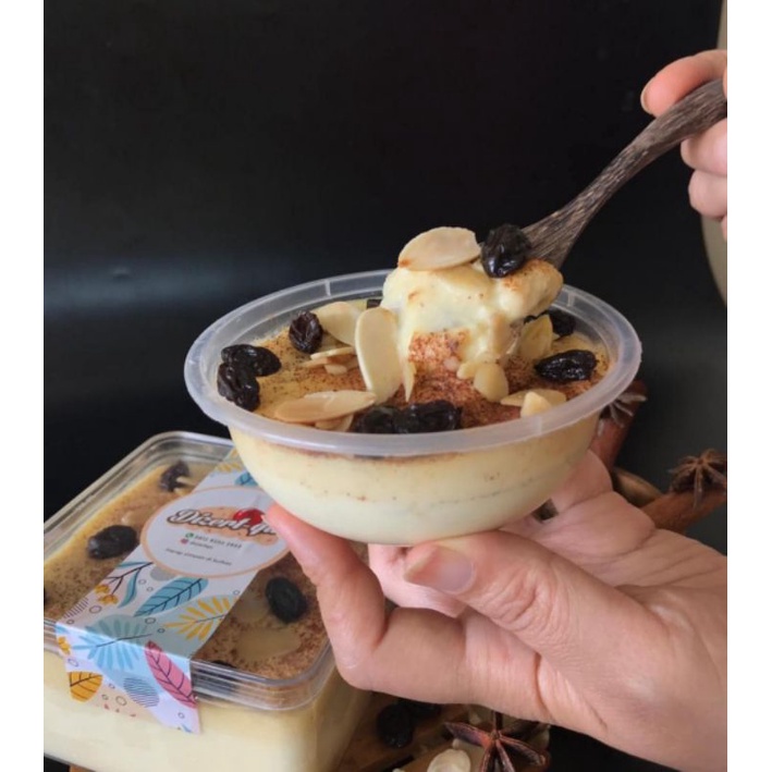 

Klapertart Pudding(isi 4 cup)