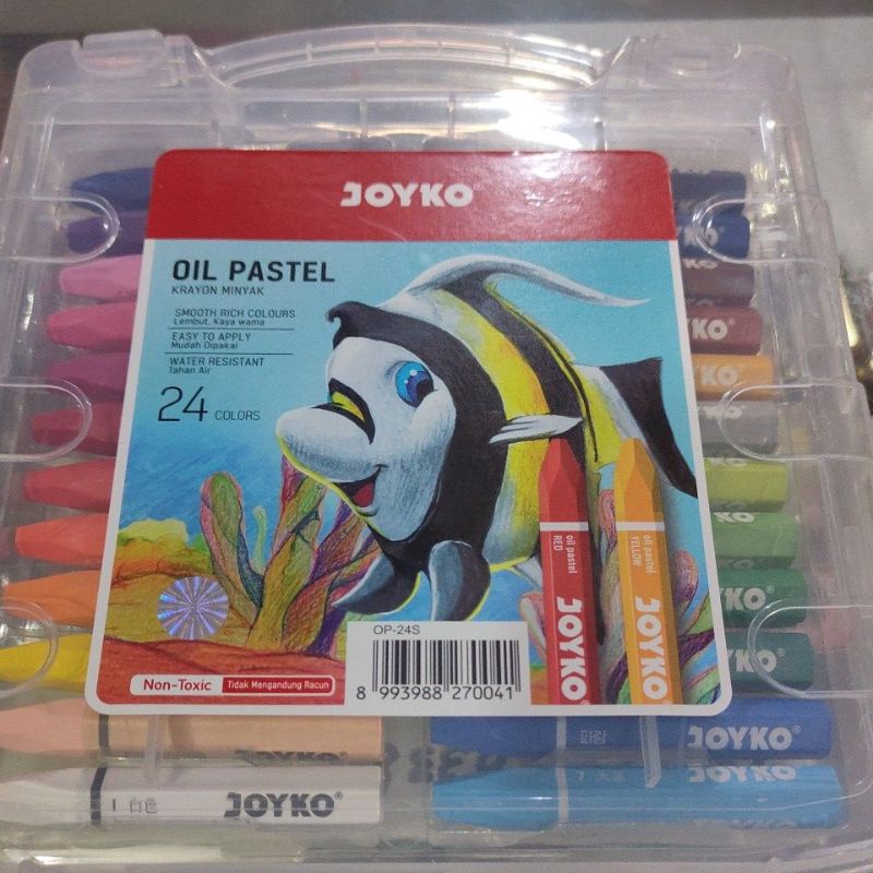 Crayon 24 Warna Oil Pastel - Joyko 24S