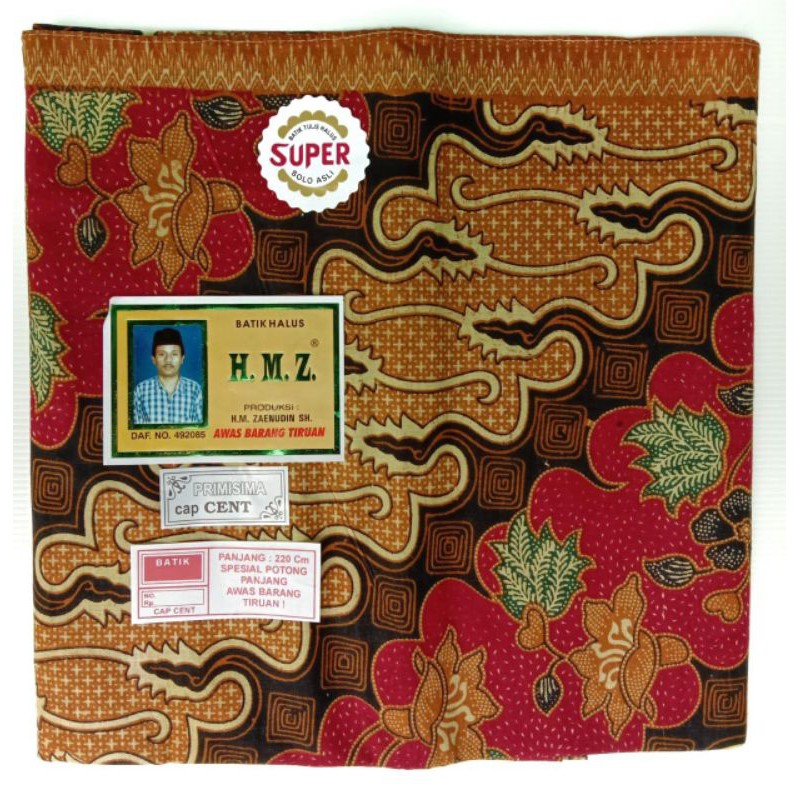 Kain Jarik Batik Tulis HMZ Primisima/Kain Batu Halus/Kain Panjang