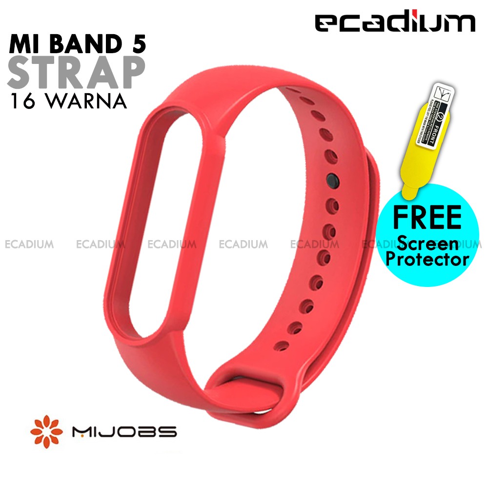 Silikon Silicone Strap for Xiaomi Mi Band 5 MiBand 5 Mijobs