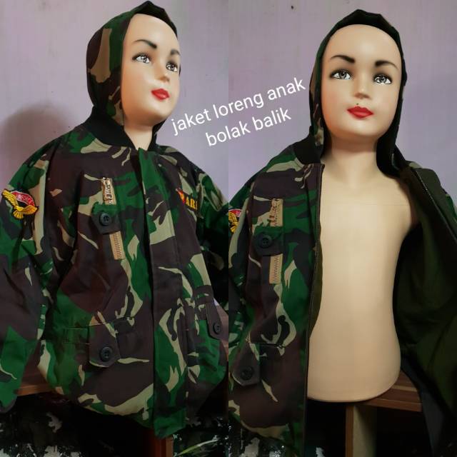 Jaket anak loreng