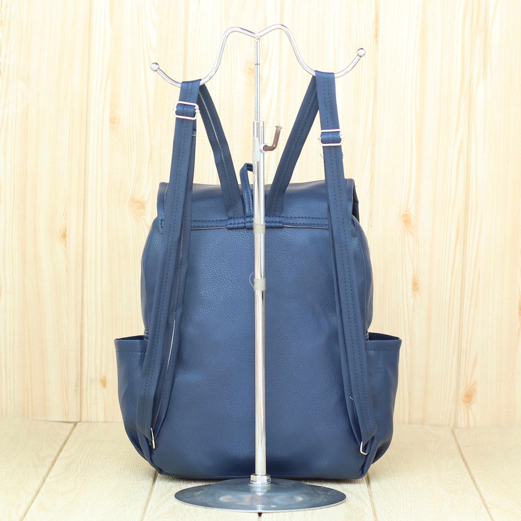 Tas Backpack Wanita Ransel Cewe Zerita Navy Keren Kekinian Stylish Termurah Terbaru Lucu Bagus Gendong