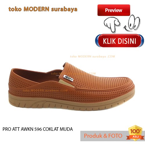 PRO ATT AWKN 596 sepatu pria casual slip on karet