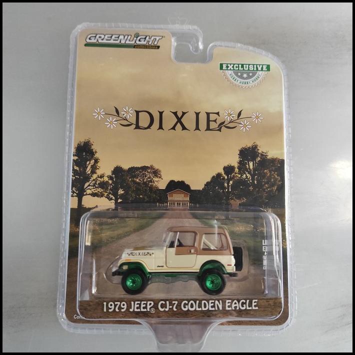 Greenlight Greenmachine Dixie 1979 Jeep Cj-7 Golden Eagle