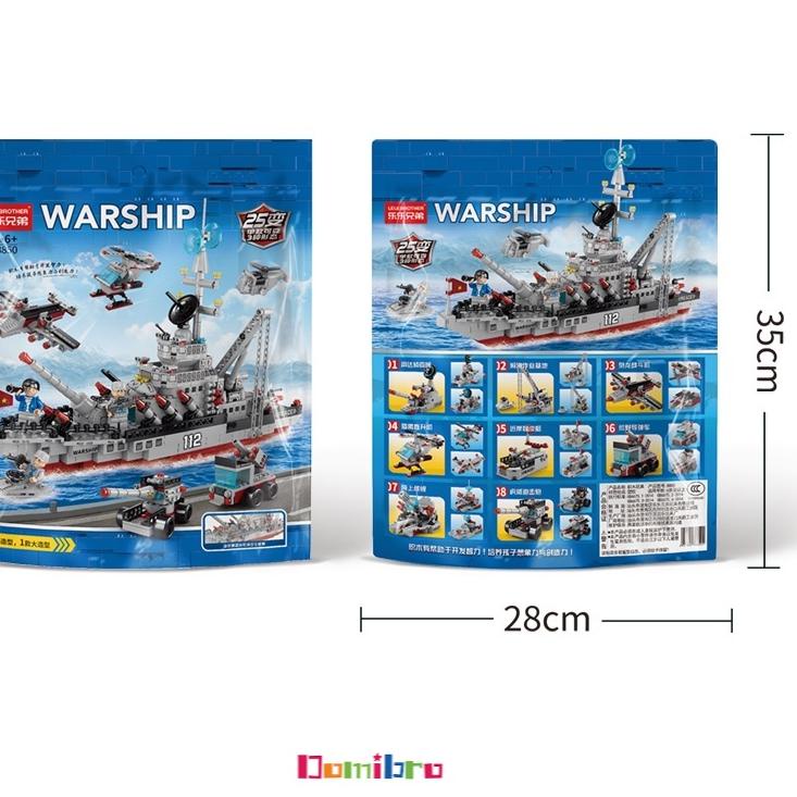 Big Sale.. Edukasi Mainan Bricks Kapal Induk Kompatibel dengan Lego City Warship Mainan Anak