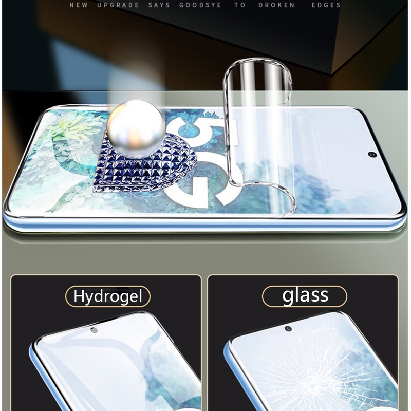 3pcs Pelindung Layar Hydrogel TPU Full Cover Tahan Ledakan Untuk Samsung Galaxy S22 / S22 Plus / S22 Ultra