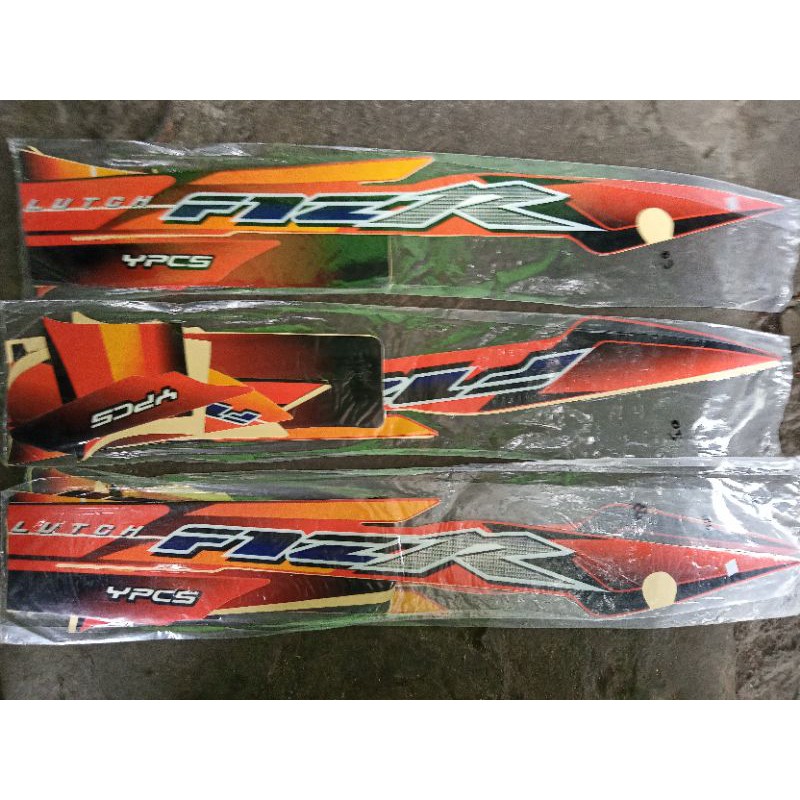 Striping Yamaha F1ZR 2003 hitam oren
